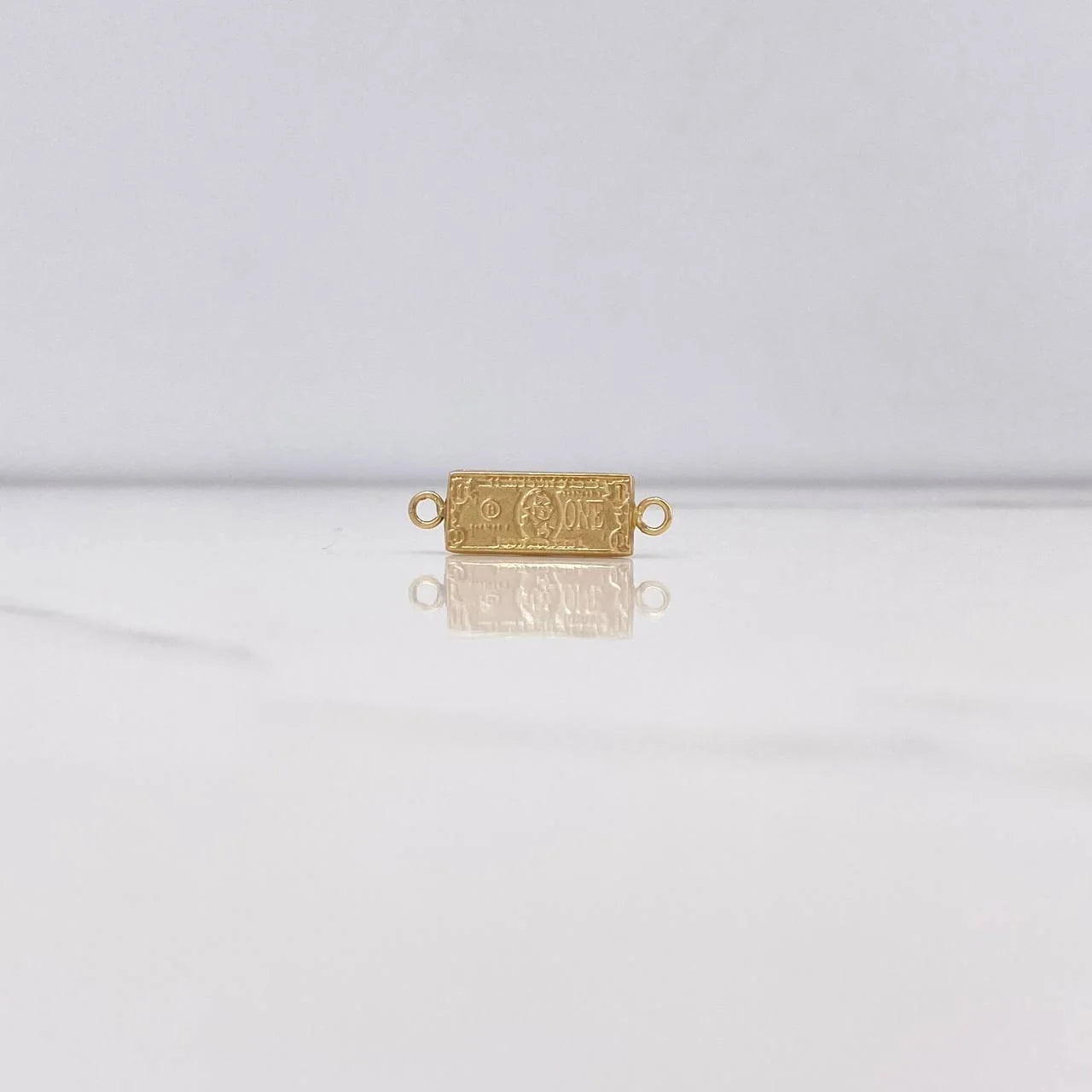 Herraje One Dolar 0.75g / 2.5cm Oro Amarillo 18K