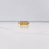 Herraje One Dolar 0.75g / 2.5cm Oro Amarillo 18K