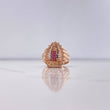 Anillo Virgen Guadalupe 6.85gr / T8 / Circones Blancos Azules Fucsias Oro Rosa $