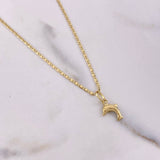 Cadena Escalera Plana 1.85gr / 45cm + Dije Delfin 0.35gr / 1.7cm / Oro Amarillo (Oferta) $
