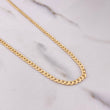 Cadena Cubana 7.8gr / 55cm / 3mm Oro Amarillo +0 &