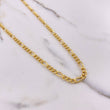 Cadena Figaro 9.75gr / 60cm / 4mm Oro Amarillo +0 $