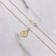 Cadena Veneciana 1.3gr / 50cm + Dije Virgen Milagrosa 0.45gr / 1.7cm / Oro Amarillo (Oferta) $