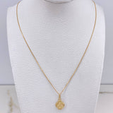 Cadena Veneciana 1.3gr / 50cm + Dije Virgen Milagrosa 0.45gr / 1.7cm / Oro Amarillo (Oferta) $