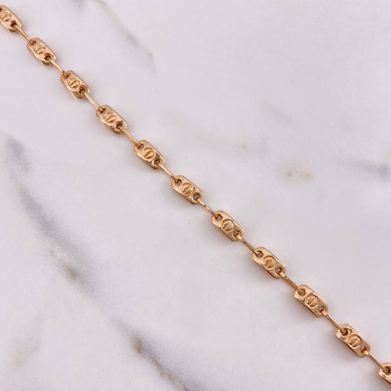 Pulso Rustico Tornillo 4.25gr / 20cm / 4mm Oro Rosa &