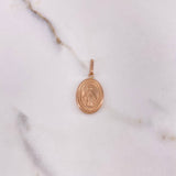 Dije Virgen Milagrosa 1.3gr / 3cm / Troquelada Oro Rosa &