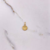 Dije San Benito 0.6gr / 1.8cm / Troquelada Oro Amarillo &