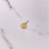 Dije San Benito 0.6gr / 1.8cm / Troquelada Oro Amarillo &