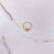 Anillo Solitario 1.95gr / T6 1/4 / Circon Blanco Oro Amarillo &