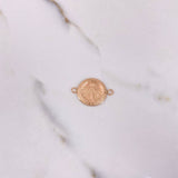 Herraje Virgen Milagrosa 1.15gr / 2.4cm / Troquelado Oro Rosa &