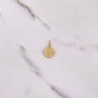 Dije San Benito 0.75gr / 2cm / Troquelado Oro Amarillo &