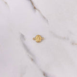 Herraje Virgen Guadalupe 0.45gr / 1.4cm / Troquelado Oro Amarillo &