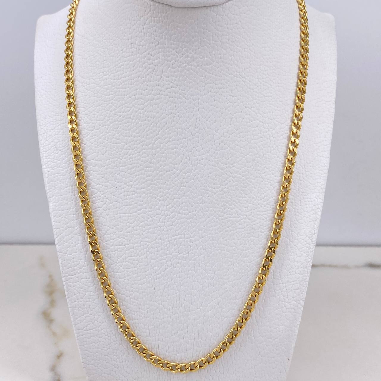 Cadena Cubana 10.9gr / 60cm / 4mm Oro Amarillo +0 &