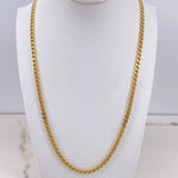 Cadena Cubana 10.9gr / 60cm / 4mm Oro Amarillo +0 &