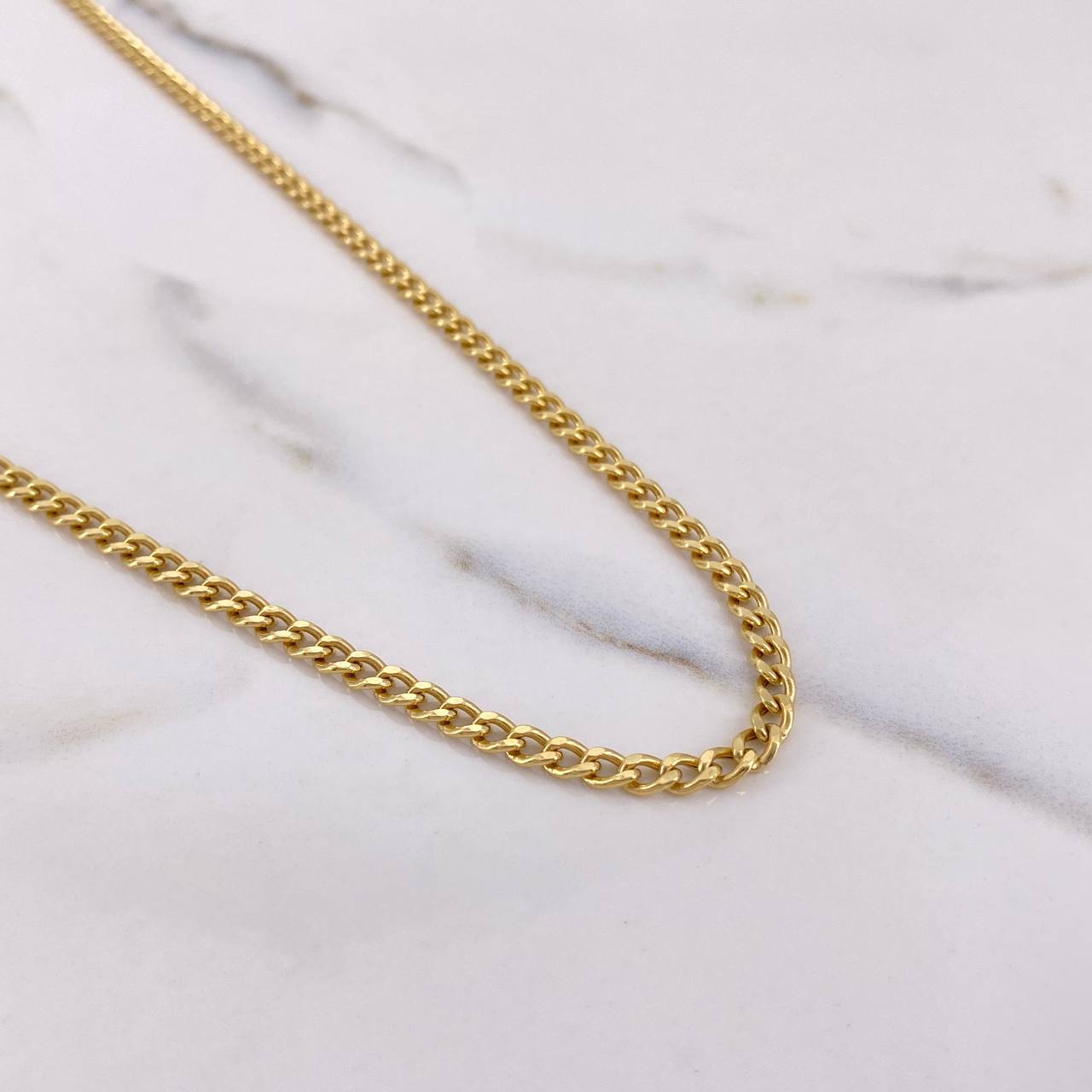 Cadena Cubana 10.9gr / 60cm / 4mm Oro Amarillo +0 &