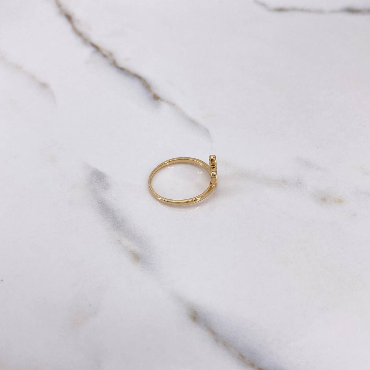 Anillo Raton 2.1gr / T7 1/4 / Liso  Oro Amarillo &