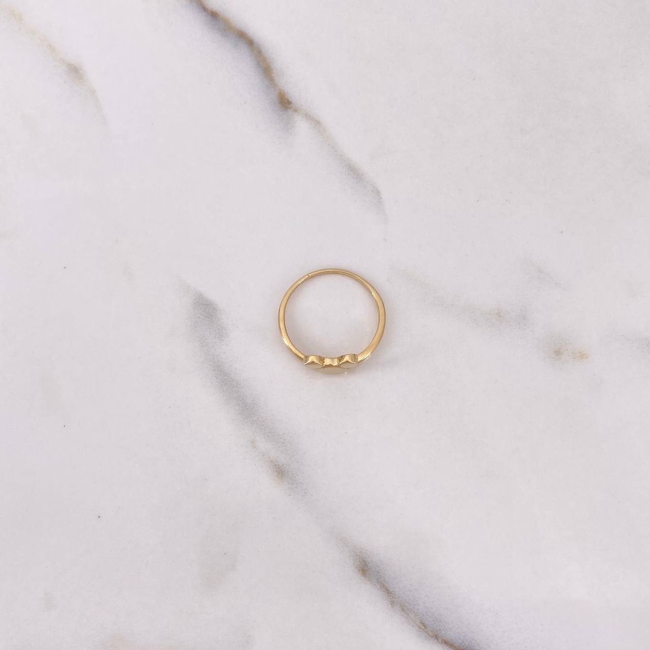 Anillo Raton 2.1gr / T7 1/4 / Liso  Oro Amarillo &