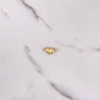 Herraje Corazón 0.55gr / 1.9cm / Liso Soplado Oro Amarillo &