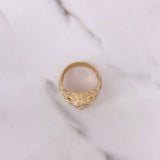 Anillo Rostro Cristo 11.3gr / T11 1/4 / Dos Oros Amarillo Blanco $