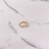 Anillo Corazones 1.35gr / T4 3/4 / Circones Blanco Rosado Dos Oros Amarillo Blanco &