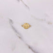Herraje San Benito 0.55gr / 1.7cm / Troquelado Oro Amarillo &
