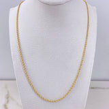 Cadena Lazo 1.8gr / 50cm / 2mm Oro Amarillo +3 &
