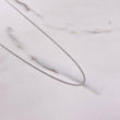 Cadena Militar 2.95gr / 50cm / 1mm Bola Diamantada Oro Blanco +3 &