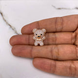 Dije Oso 3.3gr / 2cm / Circones Blancos Negros Oro Rosa &