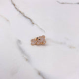Dije Oso 3.3gr / 2cm / Circones Blancos Negros Oro Rosa &