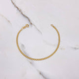 Pulso Chino 2.5gr / 19cm / 3mm Oro Amarillo +1 &