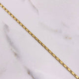 Pulso Plano Rayado 4.9gr / 19cm / 2mm Oro Amarillo $