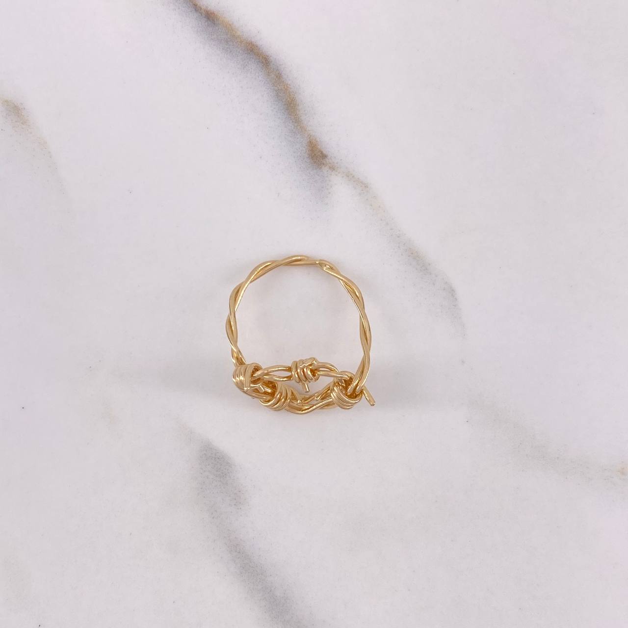 Anillo Alambrado 2.9gr / T6 1/2 / Oro Amarillo $