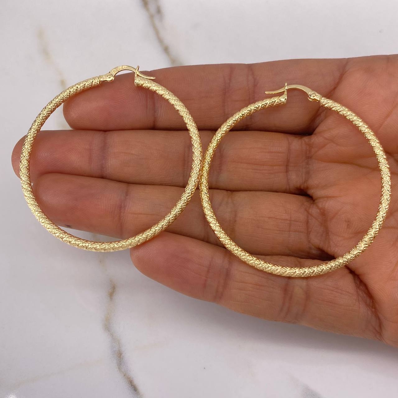 Candongas Yuli 4.05gr / 5cm / Oro Amarillo $