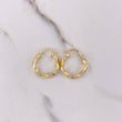 Candongas Deis 2.2gr / 2.2cm / Rayadas Entorchadas Oro Amarillo $