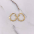 Candongas Kris 1.5gr / 2cm / Entorchadas Oro Amarillo $