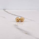 Topos Bola 1.1gr / 8mm Diamantados Oro Amarillo 18K $