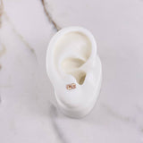 Topos Infinito 0.65gr / Circones Blancos Oro Rosa $