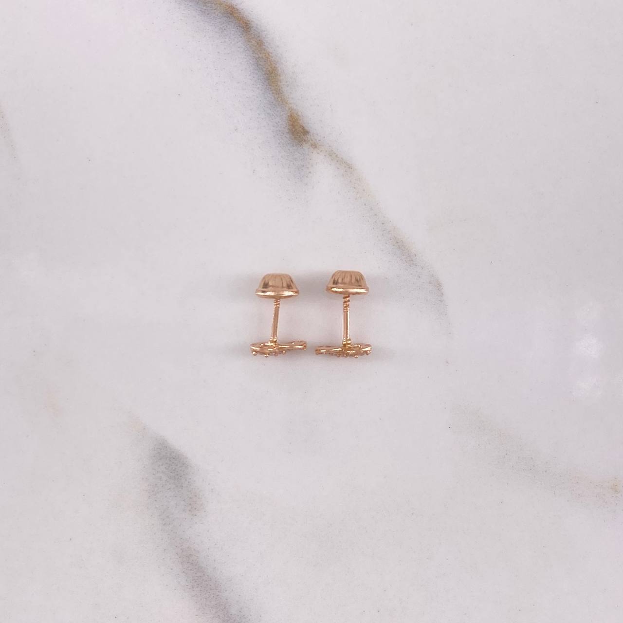 Topos Infinito 0.65gr / Circones Blancos Oro Rosa $