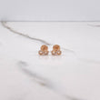 Topos Infinito 0.65gr / Circones Blancos Oro Rosa $