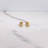 Topos Ojo Mistico 0.7gr / Circon Azul Oro Amarillo $