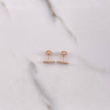 Topos Alas 0.8gr / Circones Blancos Oro Rosa $