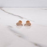 Topos Alas 0.85gr / Circones Blancos Oro Rosa $