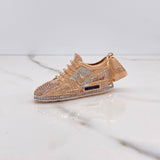 Dije Tenis Chulo 33.15gr / 6.5cm / Circones Blancos Azules Dos Oros Blanco Rosa $