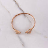 Pulso Abrazo Oso 10.6gr / 15cm / Circones Blancos Oro Rosa &