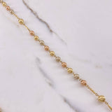 Rosario Virgen Milagrosa 16.6gr / 60cm / 5mm-6mm Bolas Lisas Tres Oros &