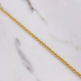 Pulso Lazo 2.2gr / 19cm / 3mm Oro Amarillo +3 $