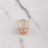 Anillo Elefante 7.45gr / T7 3/4 / Circones Colores Oro Rosa $