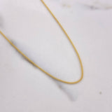 Cadena Mini Cubana 2.35gr / 45cm / 1mm Oro Amarillo +3 $