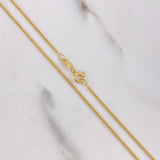 Cadena Mini Cubana 2.35gr / 45cm / 1mm Oro Amarillo +3 $