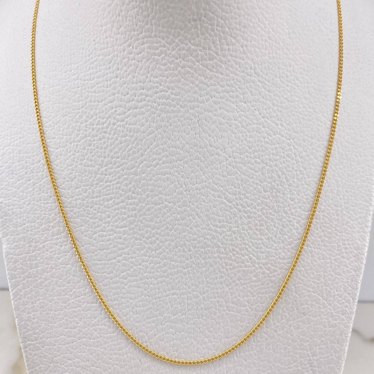 Cadena Mini Cubana 2.35gr / 45cm / 1mm Oro Amarillo +3 $